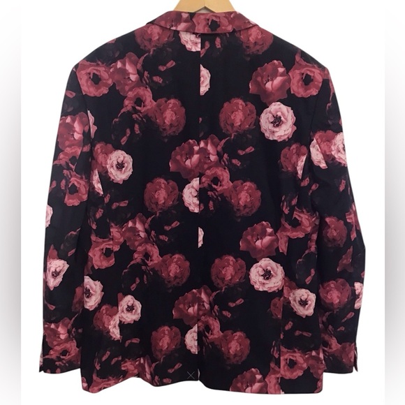 Express Floral Blazer Jacket Men’s Size Large - Picture 3 of 8